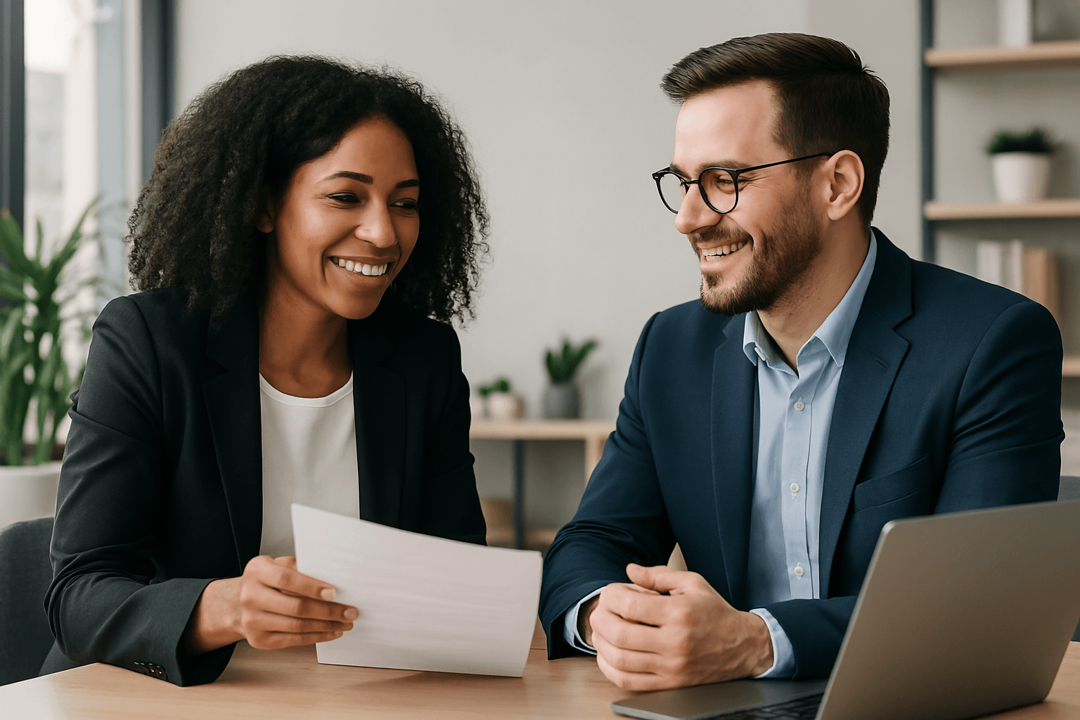 Business professionals in a consultation meeting